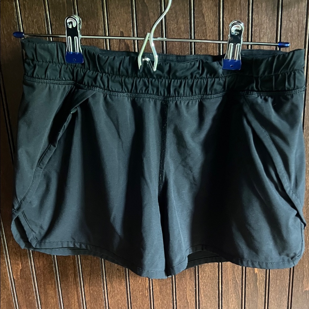 Ivivva Girls Youth 14 Black Athletic Shorts - Lightweight Activewear